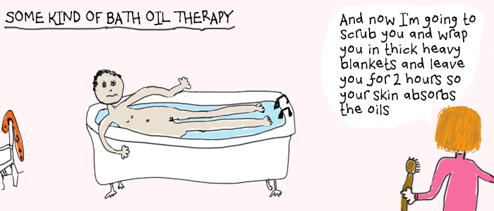 Essential Oil Bath Therapy