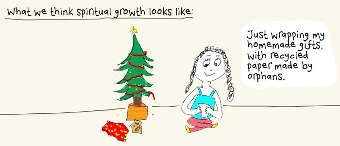 What we think spiritual growth looks like