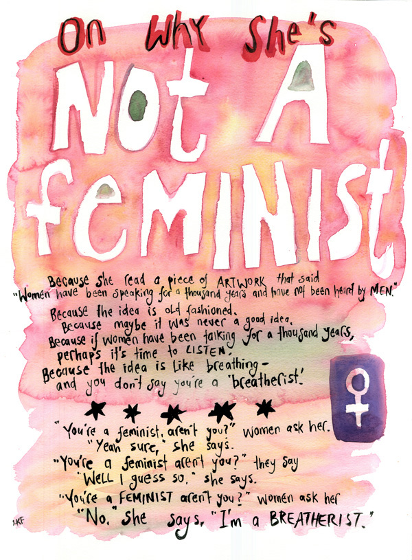 Just another pink poem on the topic of feminism …